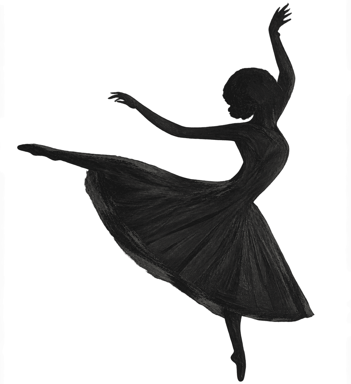 Ballerina figure artwork